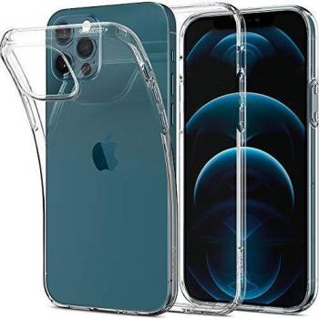 Spigen Liquid Crystal case compatible with iPhone 12 2020 Compatible with iPhone 12 Pro 2020 - Crystal Clear