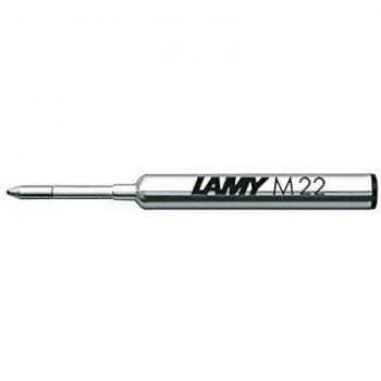 Single Lamy M22 Ball Pen refill Black Medium