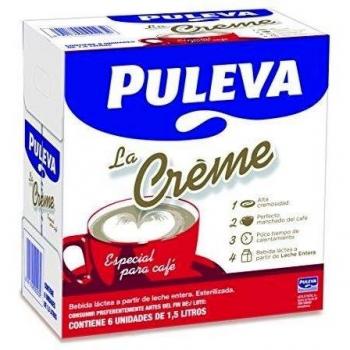 Puleva La Crème Bebida Láctea - 1500 ml 9pack de 6 unidades; 9000 ml)