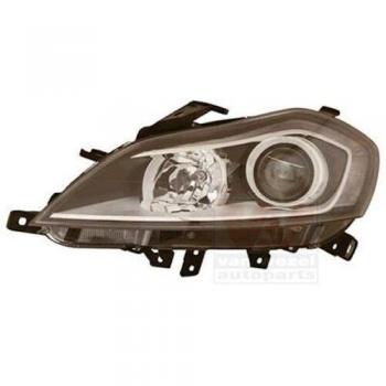 Faro Delantero H7/H7 Gris Humo para Lancia Delta 2008-2011 Van Wezel 1787961