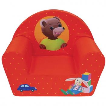 Sillón Infantil Fun House Oso de Espuma Rojo 52 x 33 x 42 cm
