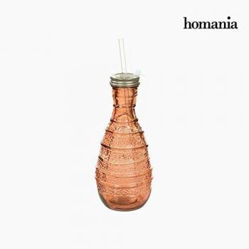 5 Botella de Vidrio Reciclado - ColecciÃ³n Pure Crystal Deco by Homania