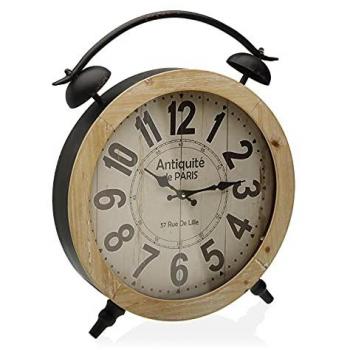 Reloj de Mesa Versa VS-18190891 Metal (6,5 x 52,5 x 41 cm)