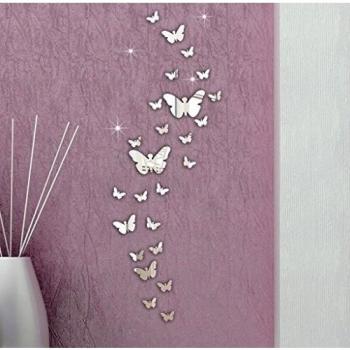 â½Internetâ½ 30PC 3D DIY de la mariposa CombinaciÃ³n pared pegatinas decoraciÃ³n del hogar
