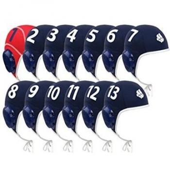 Lote de 13 Gorras de Waterpolo - Azul, Talla Única