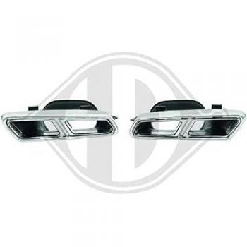 Ponteira de Escape DIEDERICHS HD Tuning 4164800 de Acero Inoxidable para Mercedes-Benz W222