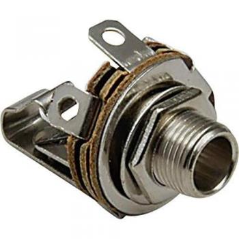 Conector Jack 3.5 mm Hembra Vertical Mono Plata - BKL Electronic 072314