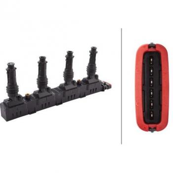 Bobina de encendido HELLA 5DA 358 000-201, tipo: bobina de encendido, características: alta calidad, diseño duradero, rendimiento óptimo en el encendido del motor