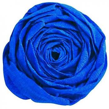 Papel Krepp Clairefontaine 200x50cm 30g/m² Color Azul Oscuro - Paquete de 10 Hojas
