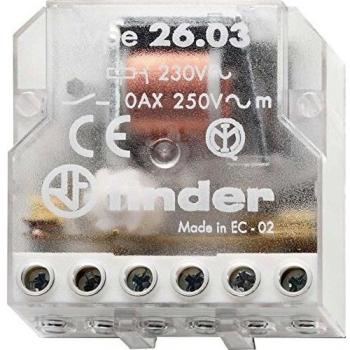 Telerruptor Finder 230Vac 10A Bistable 1 Cerrado y 1 Abierto