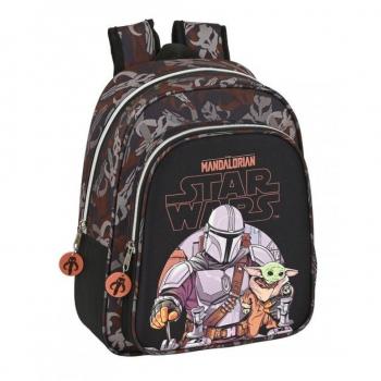 Mochila The Guild The Mandalorian Star Wars Adaptable 33cm Infantil con Hombreras Acolchadas y Espalda Ergonómica - Licencia Oficial Safta