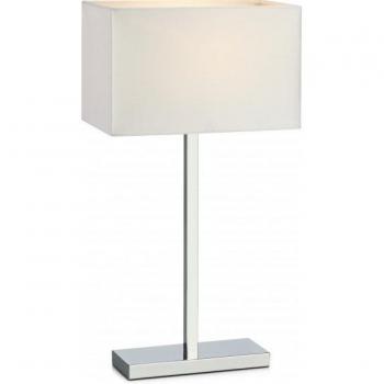 Lámpara de mesa SAVOY en cromo 1 luz, cromado, E27