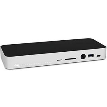 OWC 14-Port Thunderbolt 3 Dock con Cable, CCompatible con Windows PC y Mac, Plata,