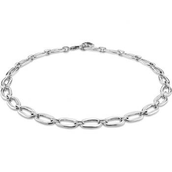 UNO de 50 Classic Collection Silver Plated Metal Necklace - Luxurious Link Design