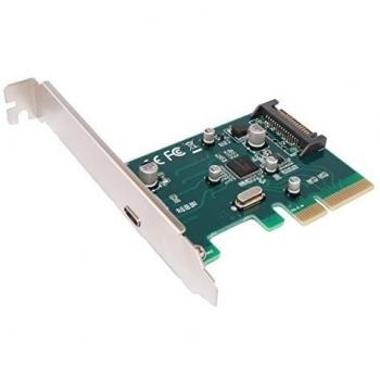 Tarjeta controlador 1 puerto USB 3.1 Type C - SuperSpeed + 10 GB/s - PCI Express 4 x
