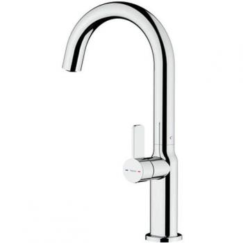 Grifo de Cocina Teka Oval 915 Caño Alto Cromo