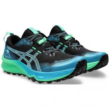Zapatillas de trail Asics Gel-Trabuco 12 para hombre, color negro, características: amortiguación GEL, suela de tracción, diseño ligero y transpirable