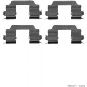 Kit de accesorios para pastillas de freno delanteras Jakoparts J3668010 para Nissan Micra, Note, Opel Agila y Suzuki Splash, Swift