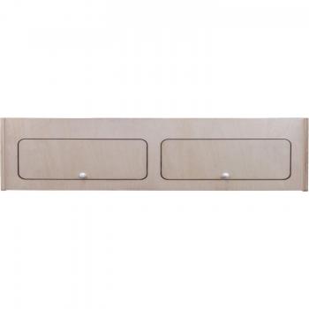 Gabinete Superior para Camper Van - Natural / 100 x 25 x 25 cm / Sencillo