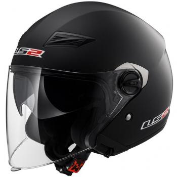 LS2 305692011L Casco Track Solid, Color Negro, Tamaño L