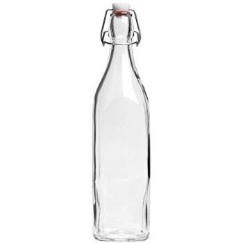BUTLERS SWING Botella de vidrio con tapón mecánico