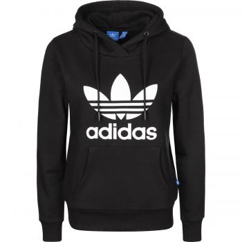 adidas Trf Logo Sudadera, Mujer, Negro, 40
