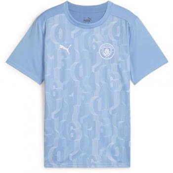 Puma Manchester City Kids Pre-Match Top - Blue - 2024/2025