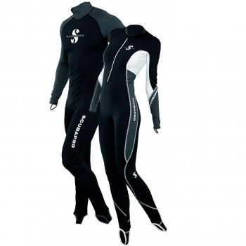 Scubapro Mono de mujer UPF-50 Steamer Skin Suit, color negro, talla: L
