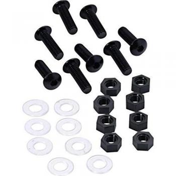 Hashiru M5 Fairing Aluminium Screws With Nuts 8 Units One Size