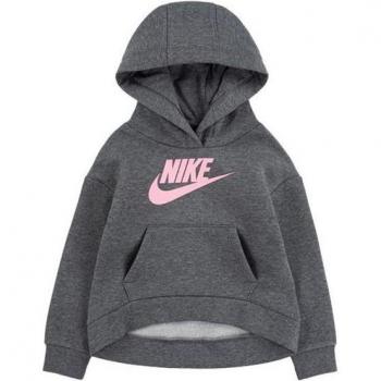 Sudadera Nike Club Fleece High Low Gris para Niños