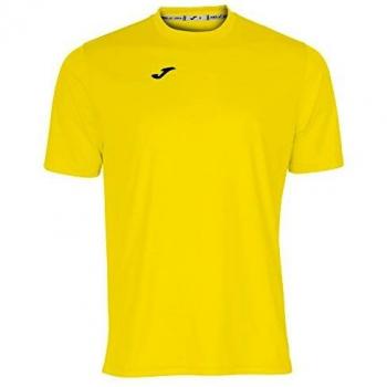 Joma Men's 100052.900 Short Sleeve T-Shirt - Yellow/Yellow, 2X-Small