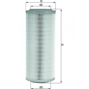 Filtro de aire KNECHT LX 855 - Tipo: Filtro de aire, Compatibilidad: Vehículos específicos, Material: Papel filtrante, Eficiencia: Alta capacidad de filtración, Dimensiones: Ajuste exacto para modelos
