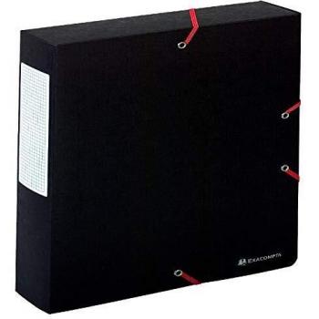 Exacompta 50911E - Carpeta de proyecto con goma, color negro
