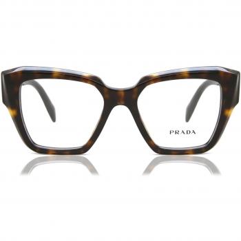 Prada PR 09ZV (2AU1O1) Women's Eyeglasses Tortoiseshell Size 51 - Blue Light Block Available