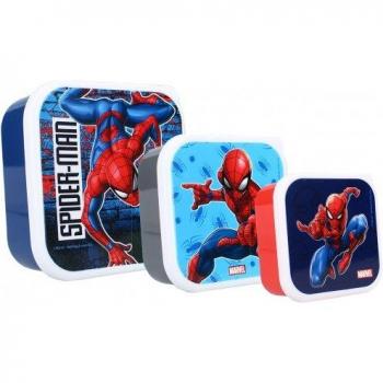 Sandwichera 3 en 1 Spider-Man ¡A Comer! 6x12x12 Cms