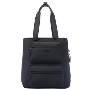 Bolso Tote Bag Mujer Megumi L, Compartimento con Bolsillo para PC 15,4, Correa Ajustable y Removible, Bolsillo Interno con Cremallera, Portallaves, Correa para Maleta, Color