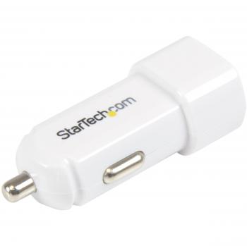 Startech USB2PCARWH - Cargador USB de 2 Puertos para Coche