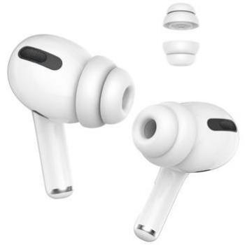 Tapon de Silicona para Auriculares Bluetooth Apple AirPods Pro 2 - Tamaño L - Blanco