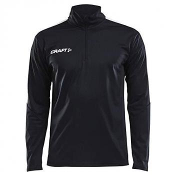 Craft Progress Long Sleeve Half Zip Training Top - Black/White - XXL