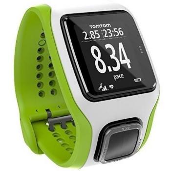 TomTom Multisport Cardio - GPS de mano, verde y blanco