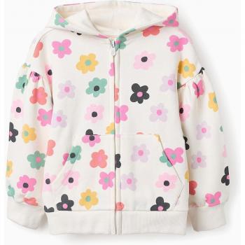 Sudadera de niña Zippy estampada con capucha y cierre de cremallera Zkgap0201