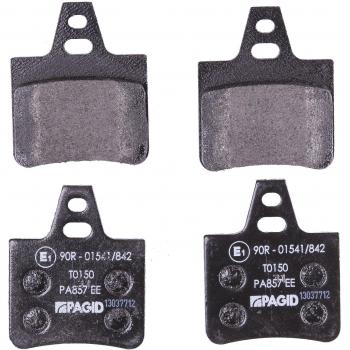 Juego de pastillas de freno HELLA 8DB 355 005-901 para frenos de disco traseros, compatible con CITROEN