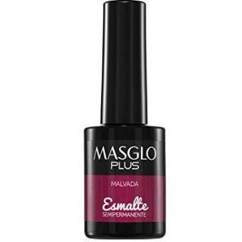MASGLO PLUS Esmalte SEMIPERMANENTE Plus Malvada 15ML