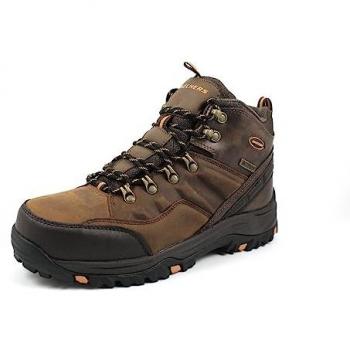 Skechers Relment Traven Men's Brown Lace-Up Boots Size 13 M