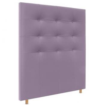 Cabecero Capitoné hasta el Suelo 105x120cm en Polipiel Lila - DHOME Acualine