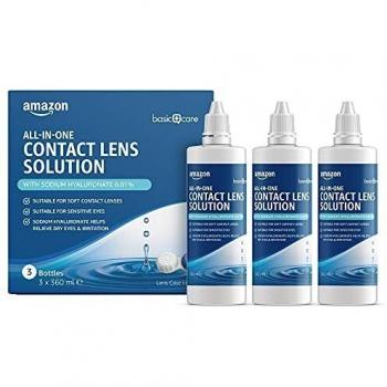Solución Única Hidratante con Hialuronato Sódico para Lentes de Contacto Blandas - 3 x 360ml