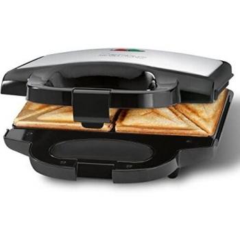 Sandwichera Clatronic ST 3778 750 W Negro, Acero inoxidable