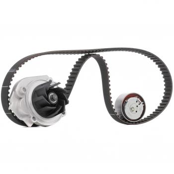 Bosch Bomba de agua + kit correa distribución para FIAT: Panda, Punto, Doblo, 500, Fiorino, Linea, Idea, Qubo, Strada & FORD: Ka (Ref: 1 987