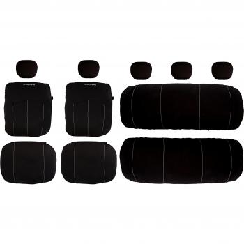 MOMO MOM-SC0010BG Fundas Asientos, Negro/Gris