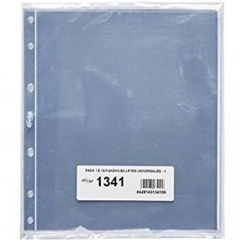 Pardo 134100 - Pack 10 fundas billetes universales, 1 departamento